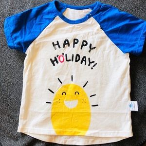 Mini Balabala top blue&white size 100/52